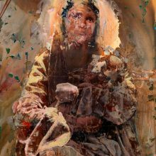 Mother and Child · Nostalgia series 2018 · Mixed Media · 120x150cm